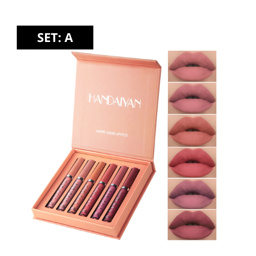 Set Labiales Irresistible X6 Handaiyan: Elegancia que Dura