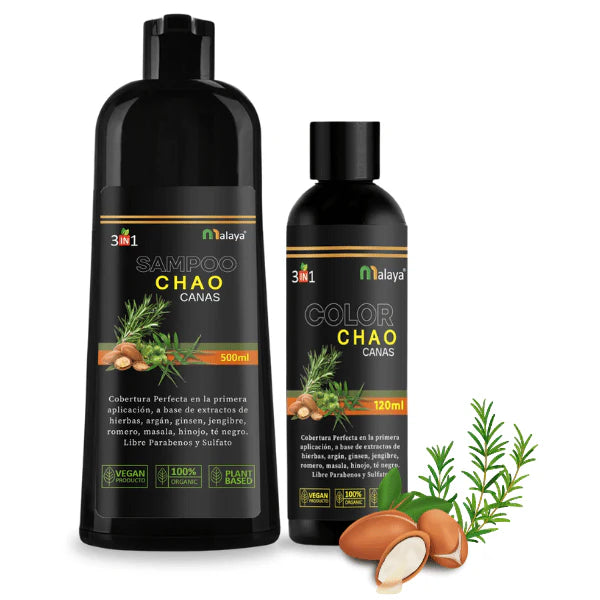 Shampoo  Chao Canas  + Tratamiento 3 en 1