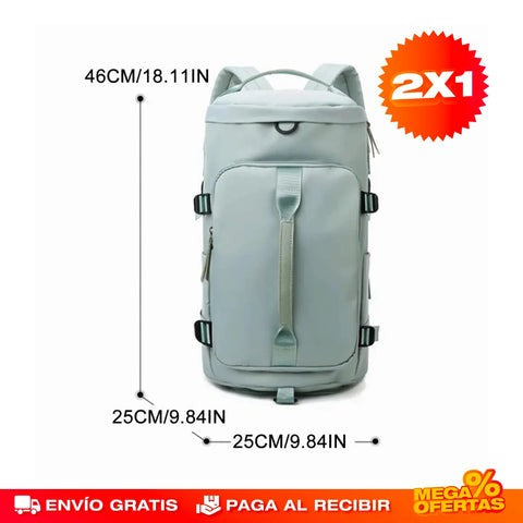 Combo Viajero: Mini Plancha y Morral Todo en Uno